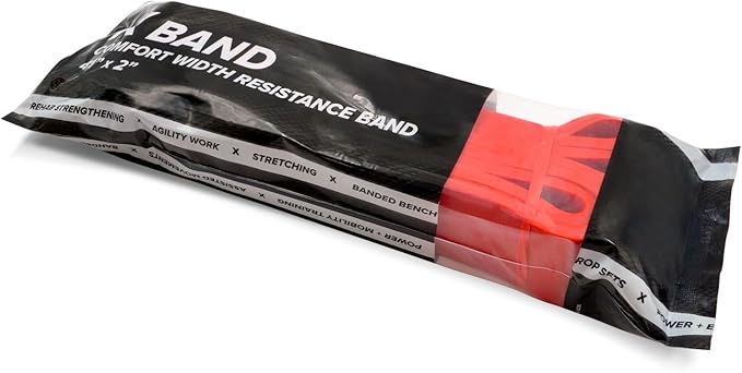 Meister X Band Comfort-Width 41" x 2" Resistance Bands - X-Wide Premium Loop Bands