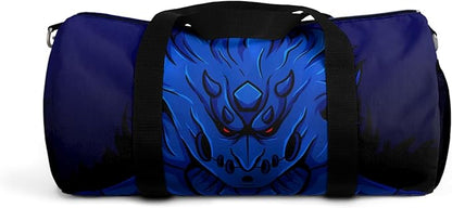 Anime Gym Bag for Women Men - Large Capacity Waterproof Workout Fitness Travel Sports Bags Fashion Street Camping ExpandaCLe Carry On Duffle Bag For Couple (Blue Susano) PTY