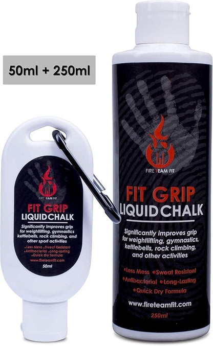 Liquid Chalk for Weight Lifting, Rock Climbing, Cross Training, & Powerlifting, Gym Approved Workout Chalk for Hands & Calluses
