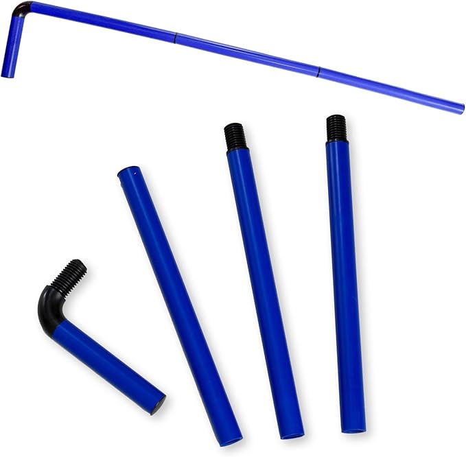 RangeMaster ShoulderWand Therapy Stretching Tool│Collapsible Stretching Bar │Physical Therapy Tool for Recovery and Increasing Motion (Blue)