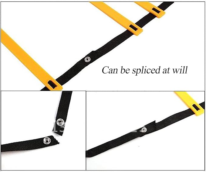 Agility Ladder Agility Ladder,Adjustable Speed Training Ladder, Fitness Jumping Ladder Footwork Sport Equipment,Multi Choice/with Carry Bag(Size:4M)