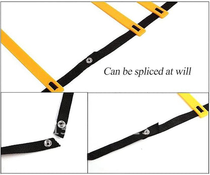 Agility Ladder Agility Ladder,Adjustable Speed Training Ladder, Fitness Jumping Ladder Footwork Sport Equipment,Multi Choice/with Carry Bag(Size:6M)