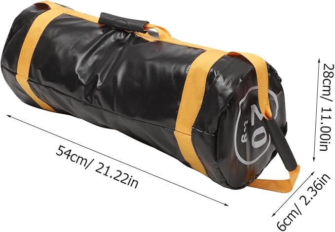 PVC Weight Lifting Bag for Training Weighted Fitness Sandbag for Men Women Wear Resistant Gym Gear for Strength Workouts and Conditioning