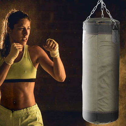 Fitness Sandbags, Boxing Bag Hanging Punching Bag Sports Training Equipment for Kickboxing, Muay Thai, Home Gym Equipment