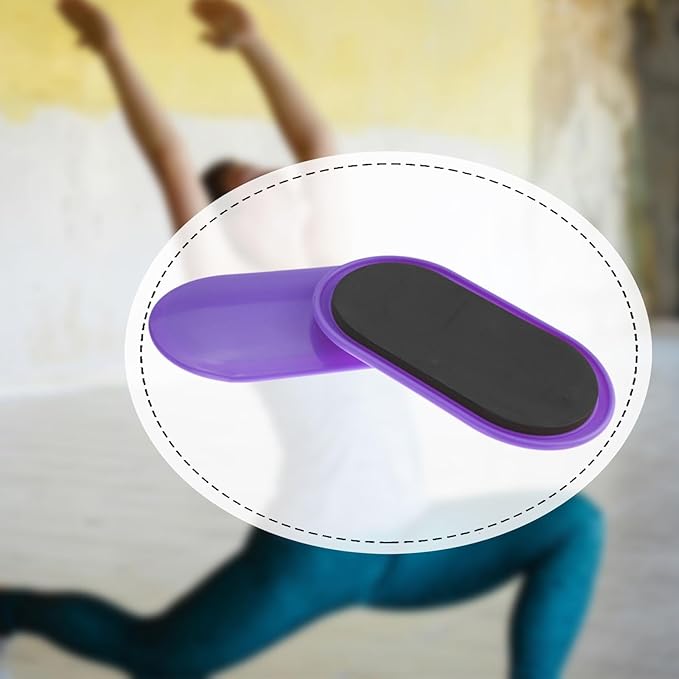 Core Sliders 2-Piece Set, Ab Pads for Home Gym, Portable Lightweight Sliding Discs for Exercise & Dance Training