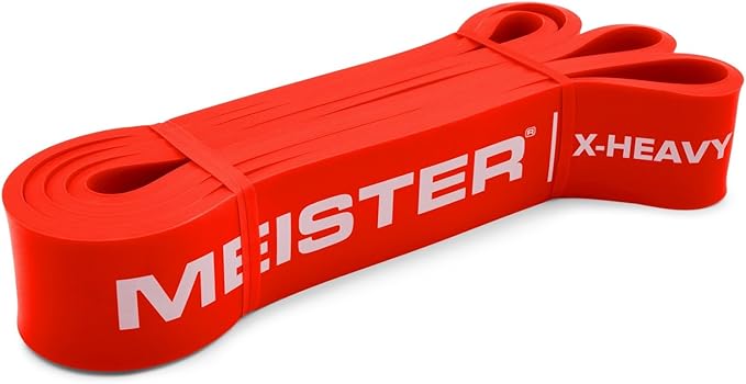 Meister X Band Comfort-Width 41" x 2" Resistance Bands - X-Wide Premium Loop Bands