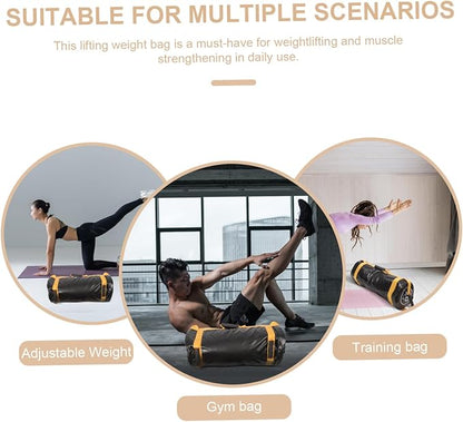 Mikikit Workout Weight Bag for Men Portable Strength Training Equipment Fitness Bag for Sled Workouts Versatile Design for Endurance and Strength Building Capacity