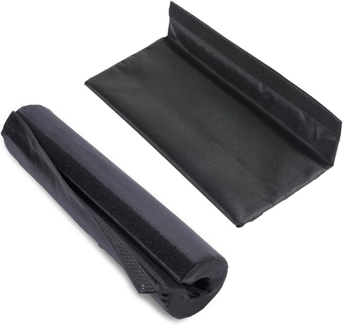 Barbell Squat Pad Neck & Shoulder Protective Adjustable Barbell Hip Thrust, Great for Squats, Lunges, Hip Thrusts, Weight Lifting, Black