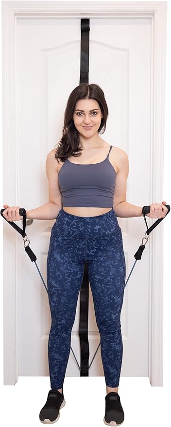 Lumia Wellness Anchor Strap for Resistance Band Exercises, Heavy Duty Door Gym Band,Full Body Multi-Point Home Gym, Portable Workout Equipment, Easy to Instal, No Hardware Necessary