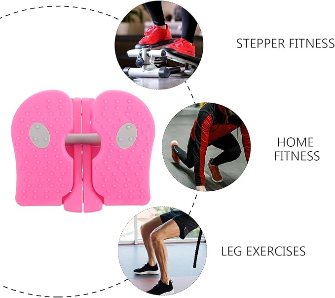 Mini Stepper Home Exercise Machine Lightweight Compact Fitness Equipment with Non-Slip Surface and Stable Frame for Unisex Cardio Workouts and Space-Saving Training