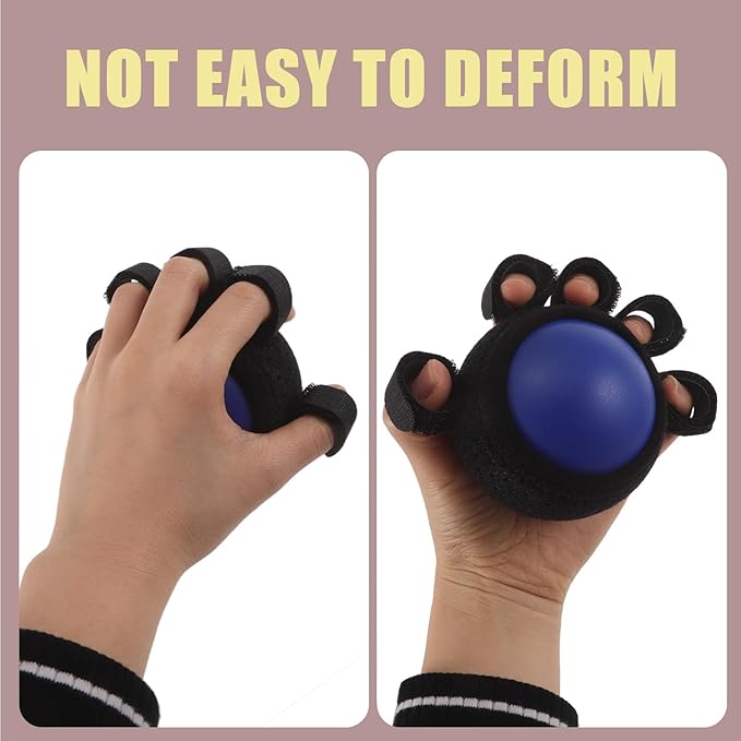 Rehab Exerciser Hand Squeeze Ball, Grip Strength Trainer, Effective Forearm Strengthener Exercisers for Hand and Finger Exercise