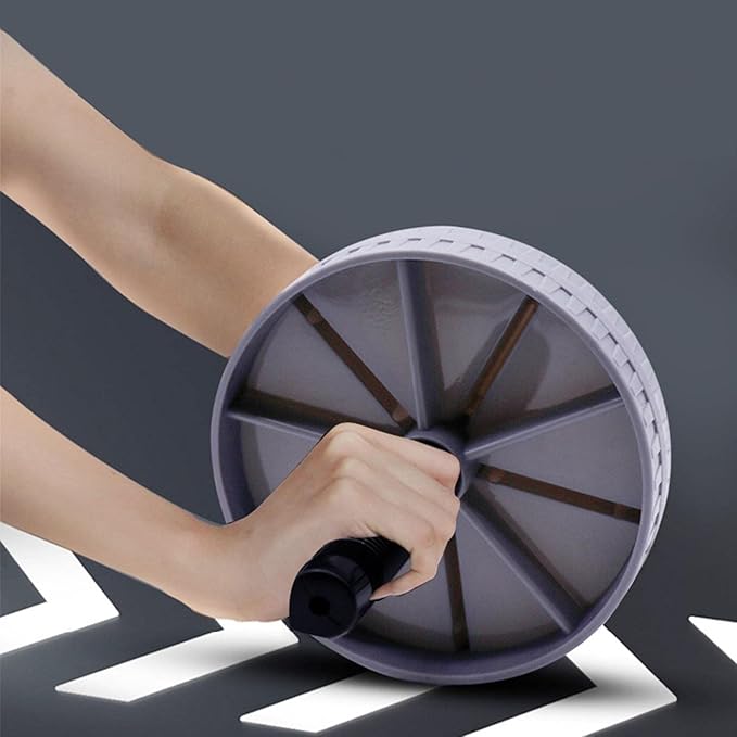 Core Workout Wheel – Auto Rebound Ab Roller, Non Slip Abdominal Strength Trainer | Duals Grip Fitness Tools For Gym Abs Sessionn, Home Exercise, Beginner Workouts, Muscle Toning And Balance Training