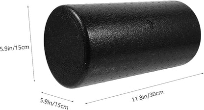 Homoyoyo Yoga Massage Roller Foam Epp Muscle Relaxation Stick 30x15cm Black Fitness Trigger Point Roller for Home Exercise and Muscle