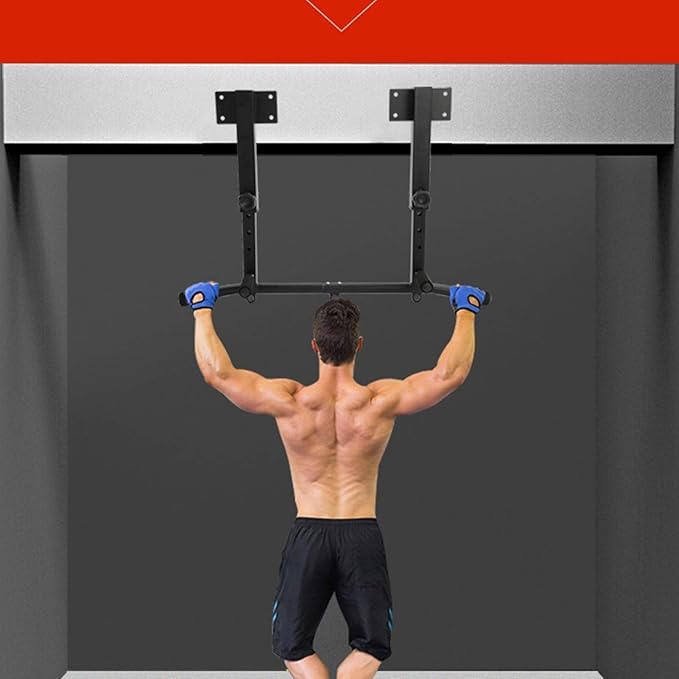 Wall-Mounted Pull-up Bar, Home Fitness Equipment, Comfortable Grip, Wall-Mounted Pull-up Trainer, Load-Bearing 300kg