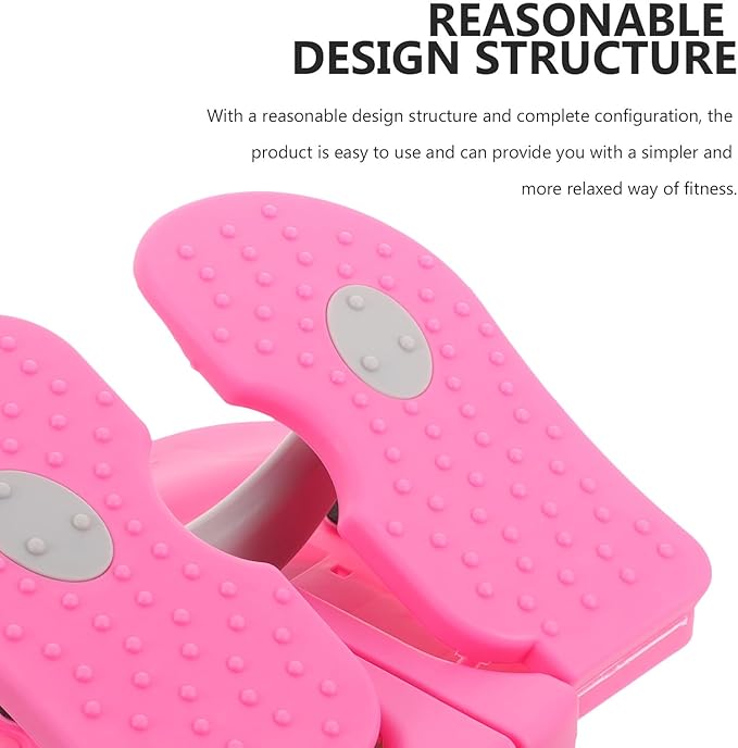 PRETYZOOM Mini Stepper Home Fitness Equipment Quiet Lightweight Climbing Machine for Indoor Exercise Unisex Household Stepper with Stable Cushioning for Small Space Workouts