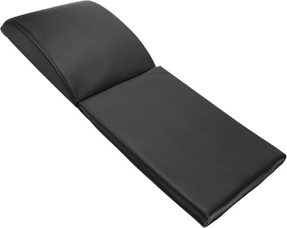Ab Exercise Mat Fitness Abdominal Mat Sit Up Exercise Equipment for Core Training Thick Foam Pad Home Gym Workout Lumbar Support Lower Cushion Back Pain Relief Compact Floor Routine Foldable Trainer
