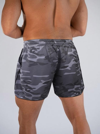 Surenow Mens Running Gym Shorts 3 Inch Breathable Lightweight Athletic Sport Shorts Training Workout Shorts with Pockets