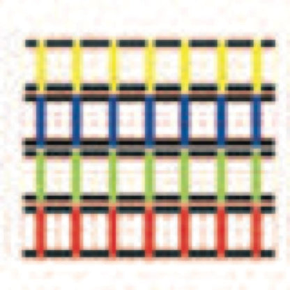 Champion Sports Sectioned Agility Ladder Set, Red/Yellow/Blue/Green, 6.5" x 16" Wide