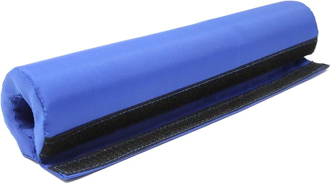 FITNESS MANIAC Barbell Squat Bodybuilding Neck Shoulder Sponge Foam Protector Bar Pad Weight Lifting Olympic and Standard - 15.5” Blue Color