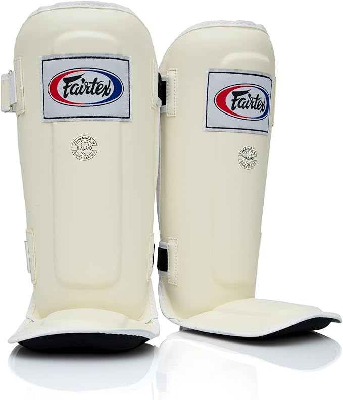 Fairtex SP3 Muay Thai Shin Guards for Men, Women, Kids | MMA Training, Kickboxing | Premium, Lightweight & Durable |Avoid shin splints During Training, Sparring