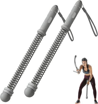 2 PCS Weighted Ropeless Battle Ropes,Portable Cordless Battle Ropes for Home Gym,Adjustable Resistance Portable Cordless Jump Rope Workout Equipmen,Exercise Rope for Strength Building, HIIT(GRAR)