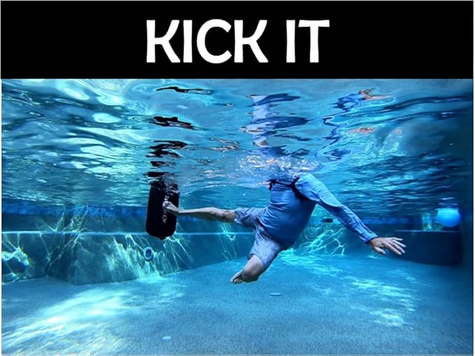 Portable Fitness and Punching Bag for Pools & Swim Spas | Full-Body, Low-Impact Water Resistance Workout | Quick 30-Second Set-Up | Compact & Travel-Friendly