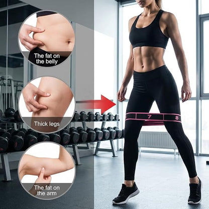 Fitness Resistance Band with Numbered Sections,2026 Elastic Tension Band Exercise Pull Rope,Fitness Resistance Band for Stretching&Yoga,Adjustable Bands for Full Body Stretching Shaping(8,12 Section)