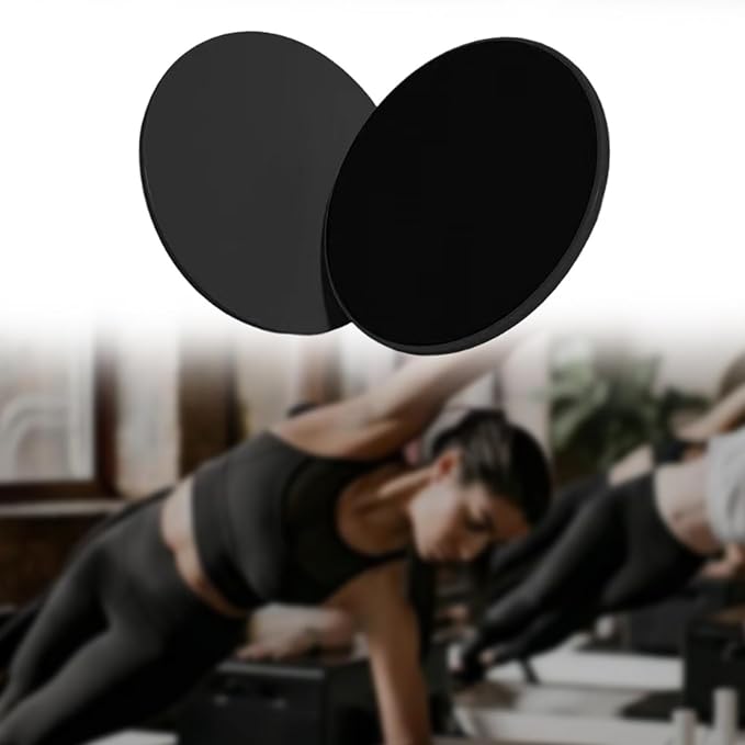 2Pcs Core Sliders Double Sided Gliding Discs Portable Full Body Workout Equipment for Gym Pilates Training Abdominal