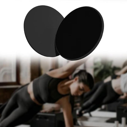 2Pcs Core Sliders Double Sided Gliding Discs Portable Full Body Workout Equipment for Gym Pilates Training Abdominal