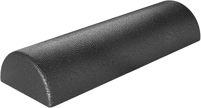 Body Muscle Foam Roller - 30x15x7.5cm High Density Stretching Equipment, Fitness Recovery Half Roller, Durable Workout Tool for Release | Home Studio Yoga Pilates Post Sports Stretching