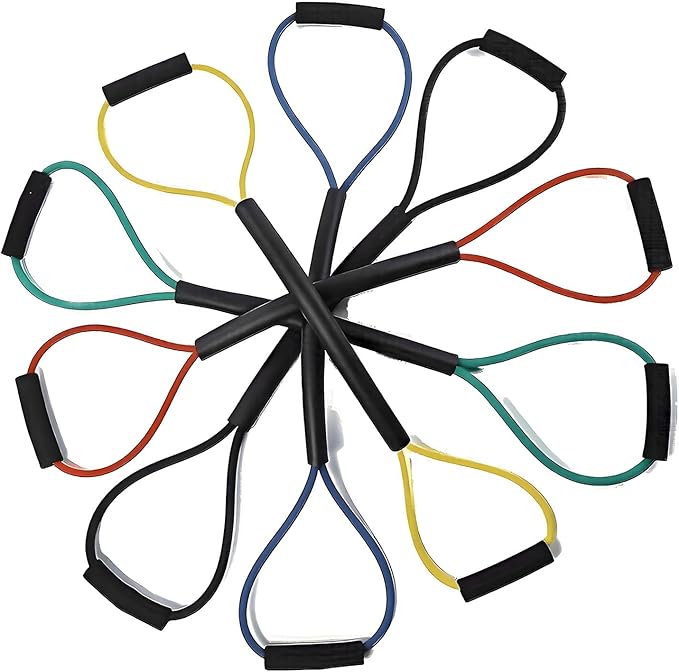 Boxing Resistance Bands for Strength and Speed Training, Boxing Training Equipment with Varied Resistance Levels Enhance Your Boxing Skills Fit for Fighters, Athletes and Fitness