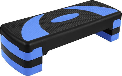 BalanceFrom Aerobic Step Platform Trainer with Adjustable 3-Level Risers, 400 Pound Weight Capacity – Non-Slip Exercise Stepper for Cardio, Strength, and Fitness Workouts, 31", Multiple Colors