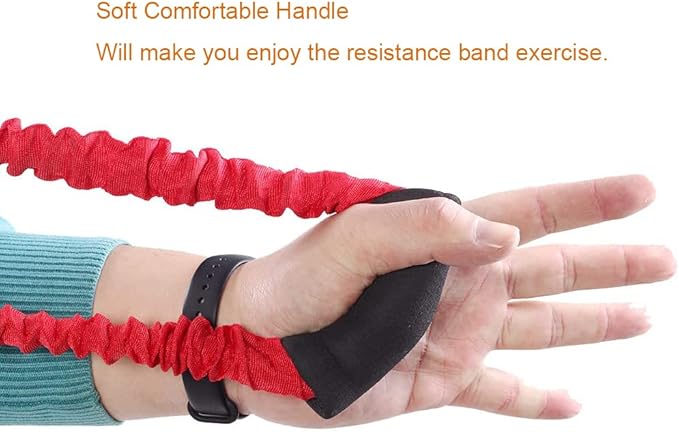 SOPOGER Archery Bow Trainer Rubber Stretch Bands 25-45 Lbs Draw Strength Training Device Aids Release Trainer Exerciser Workout Resistance Practice Equipment for Archery Bow Accessories