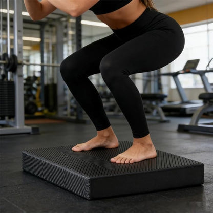 High-Density Balance Pad, Extra Large Balance Pad for Physical Therapy, TPU Foam Balance Board for Rehabilitation Stability Workout Knee and Ankle Exercise