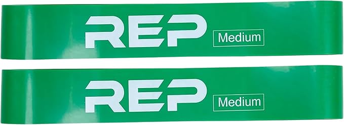 REP Fitness Short Resistance Bands for Strength and Conditioning. Multiple Resistance Levels Available from 5-230lbs. Sold as a Pair. 12" Length.