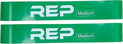 REP Fitness Short Resistance Bands for Strength and Conditioning. Multiple Resistance Levels Available from 5-230lbs. Sold as a Pair. 12" Length.