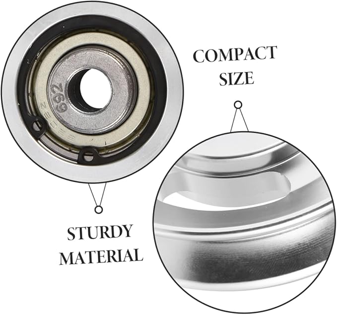 2pcs Heavy Duty Gym Pulley Wheel for Fitness Equipment Smooth Silent Bearing for Home Gym Pulley System and Attachments for Cable Machines and Strength Training