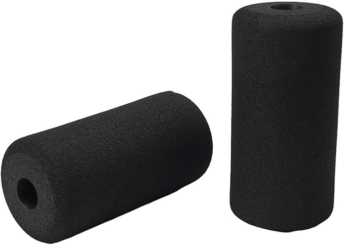 Foam Foot for PADS Rollers, Replacement Foam for PADS for Leg Curl Machine,Weight Bench Home Gym Exercise Machines Equipments(2PCS 160MM)