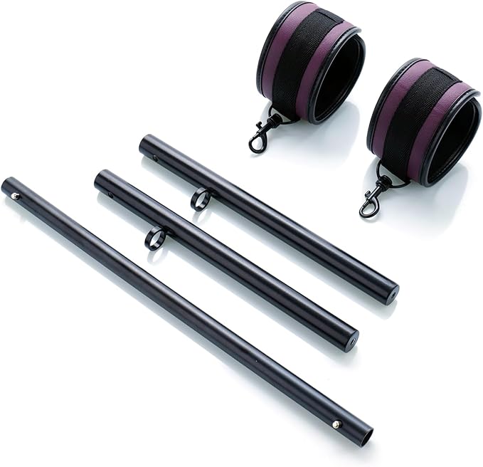 Spreader Bar Heavy Duty Expandable Exercise with 2 pcs Adjustable Strap, Yoga Training Fitness Gear, Workout Bar,Sports Gym Kit