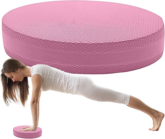 Stability Balance Pad, Foam Exercise Cushion, Cushioned Workout with Non Slip, High Density Foam Yoga Training Pad for Fitness Exercise, Trainer for Workout Rehabilitation