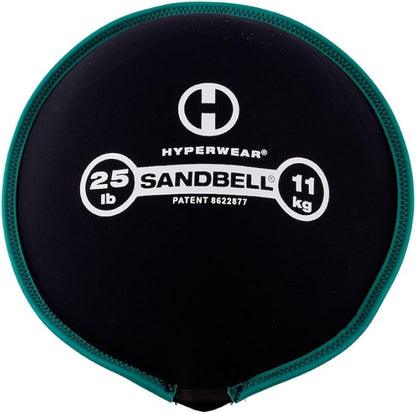 HYPERWEAR SandBell® Soft Sandbag Weight (2–50 lbs) – Pre-Filled with Clean USA Sand, Safe Soft Weight for Strength Training, HIIT, Functional Fitness, Rucking & Home Workouts