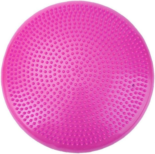 1pc Inflatable Half Sphere Yoga Balls, Massage Ball Trainer Balancing Ball for Yoga Pilates Fitness Labour 33cm
