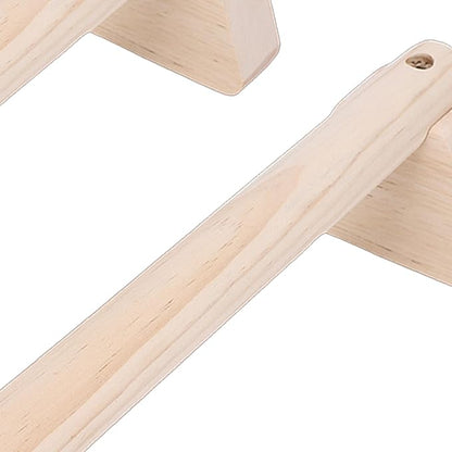 Diydeg Wood Push Up Bar, Parallettes Bars with Non Slip Base, Handstand Trainer Pushup Handles, Calisthenics Equipment for Men and Women Strength Training, Home Fitness, Workout