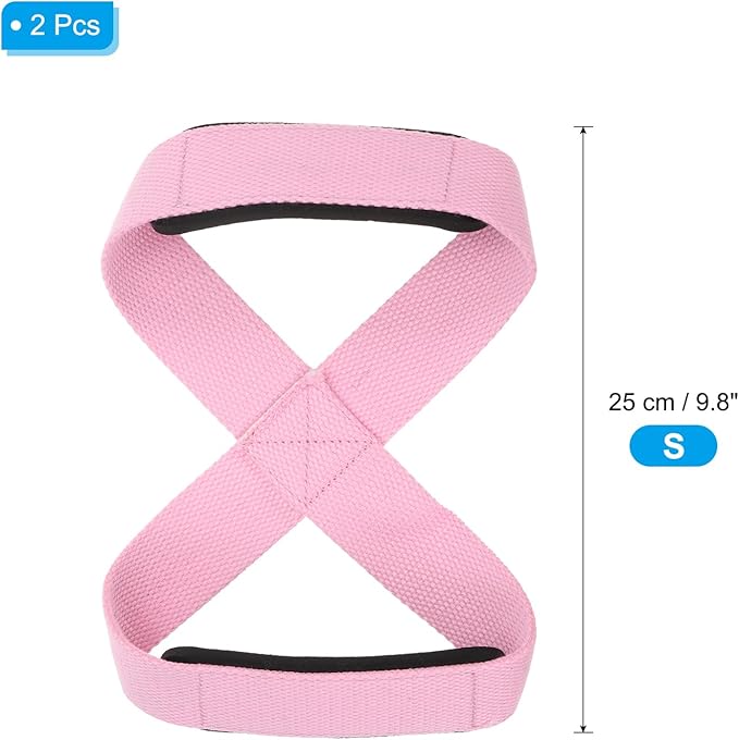 PATIKIL Figure Lifting Strap, Weightlifting Wrist Wraps Dead Lift Padded Grips for Fitness Power Strength Training