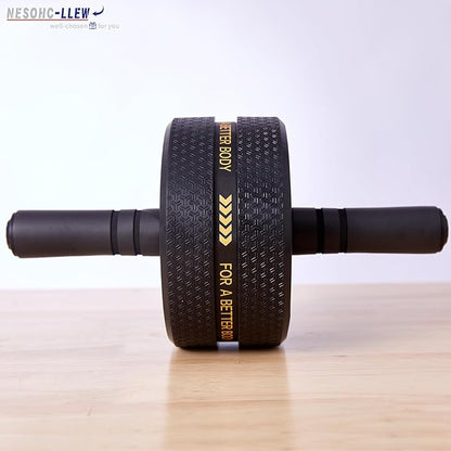 Ab Roller Wheel. Abdominal Training Roller for Men/Women, Abdominal Wheels Widened to 3.4 ", Rubber Tread of The Abdominal Wheel Upgraded, Max Weight 490 lbs