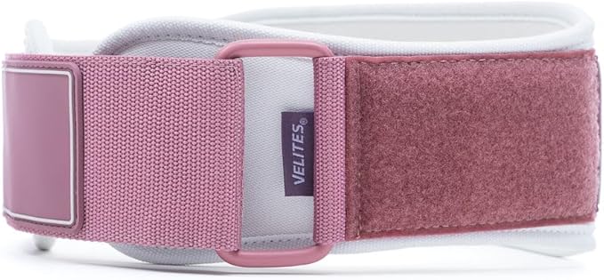 Velites - Weightlifting Lumbar Support Belt - Official of the Royal Spanish Weightlifting Federation - Extra-adherent Velcro - For Deadlifts, Squats, Snatches and Cleans