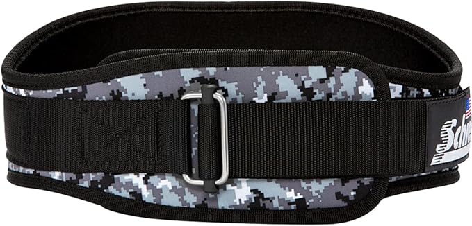 Schiek Sports 2006 Nylon 6 Inches Weight Lifting Belt - Support Belt for Power Lifting