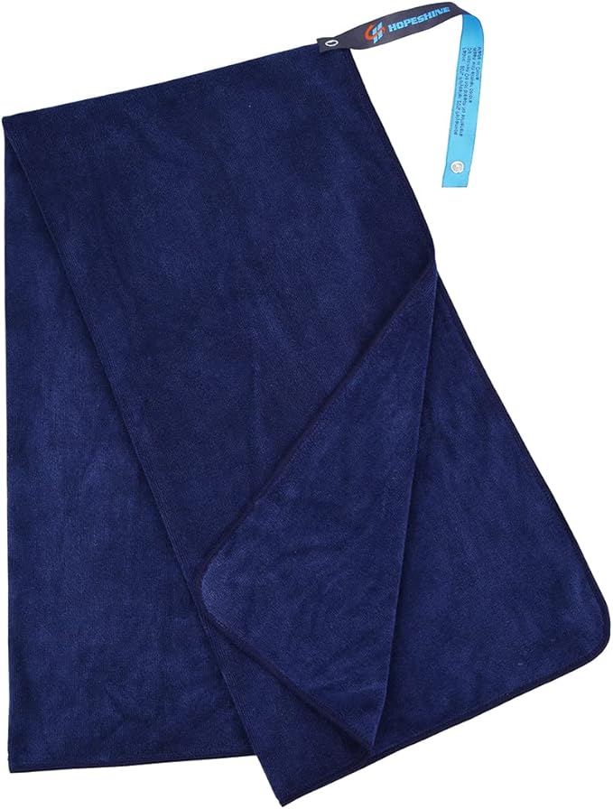 HOPESHINE Gym Towels for Men 20inch X 40inch Women Travel Sweat Fast Drying Compact Towel for Working Out Microfiber Camping, Sports Absorbent Hiking, Backpacking, Yoga, Exercise