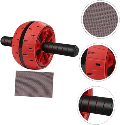 Advanced Ab Roller Wheel with Wide Stable Wheel for Multi-angle Abdominal Muscle Training Large Design Exercise Roller for Home and Gym Fitness Includes Knee Mat for Core Strength
