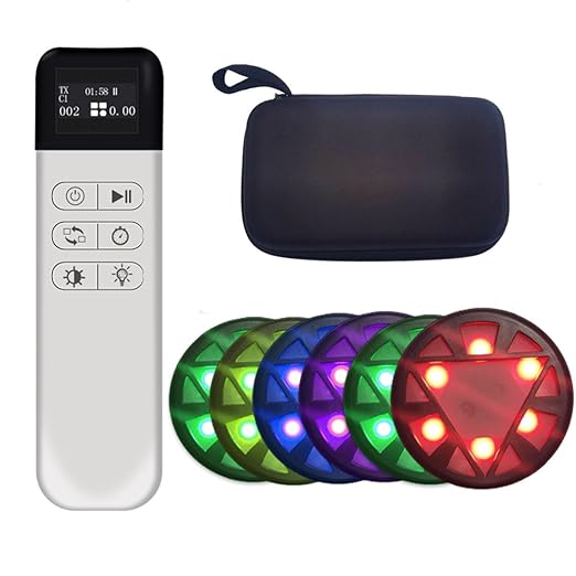 Agile Reaction Training Lamp Set, Reaction Training Lights React Sensory Speed Training Equipment for Sports and Fitness - USB Charging, Last Working 30 Hours+(6)